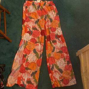 Trina Turk tulip and floral pants.